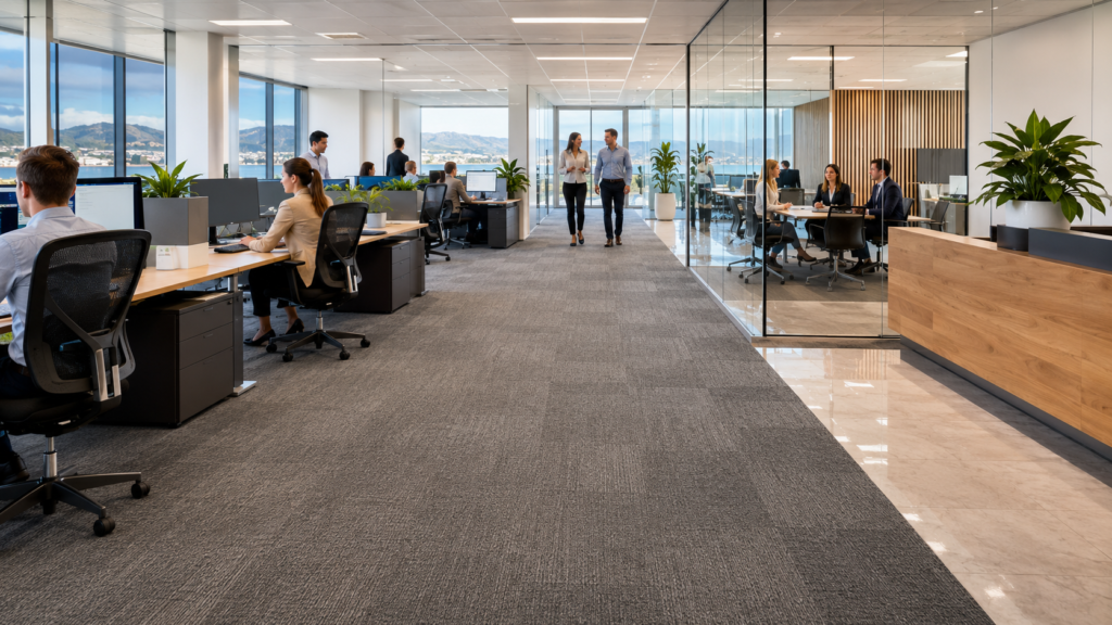 Professional Cleaning Services Hobart maintaining a clean and productive commercial workplace.