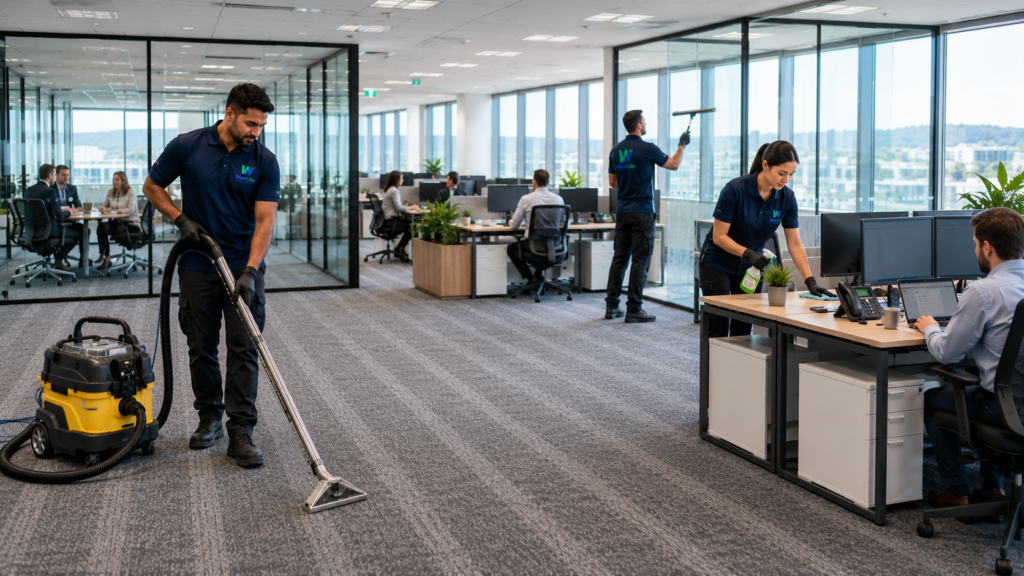 Professional Cleaning Services Hobart for modern commercial workplaces.