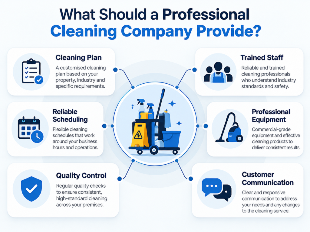 What a professional cleaning company should provide in Hobart